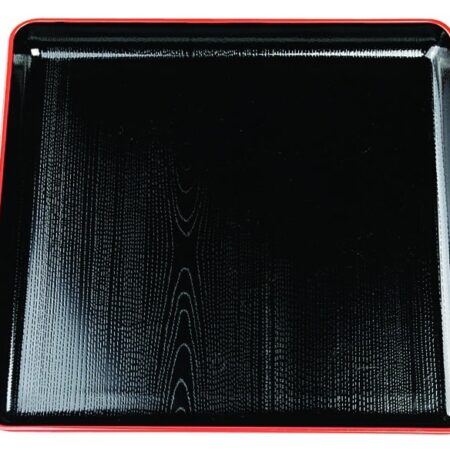 Lakwerk Dienblad Zwart/Rood - 30cm | Tokyo Design Studio