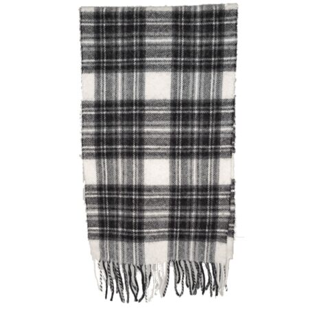Lambswool grijs/wit | Johnstons / Scots Regal
