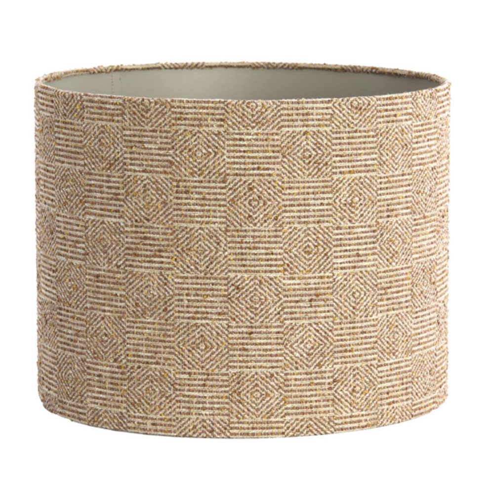 Lampenkap Cilinder Ravi Brown 40cm | Light & Living