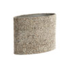 Lampenkap Ovaal smal Osire grijs bruin M | Light & Living