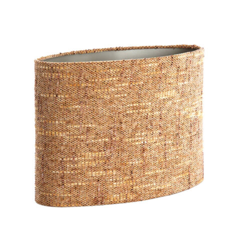 Lampenkap Ovaal smal Osire terra bruin L | Light & Living