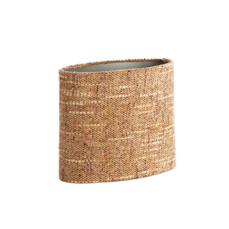 Lampenkap Ovaal smal Osire terra bruin S | Light & Living
