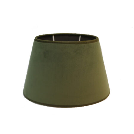 Lampenkap Velours Ovaal Groen 25 |