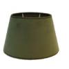Lampenkap Velours Ovaal Groen 30 |
