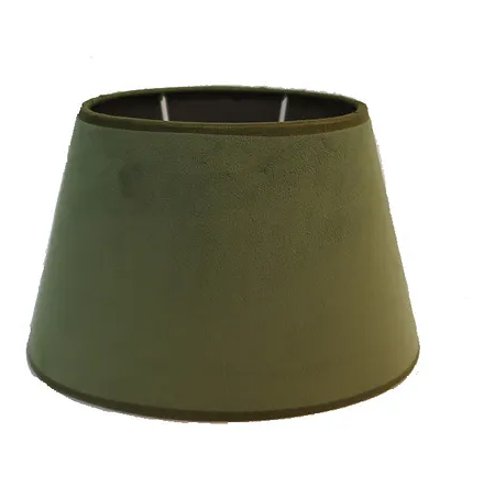 Lampenkap Velours Ovaal Groen 30 |