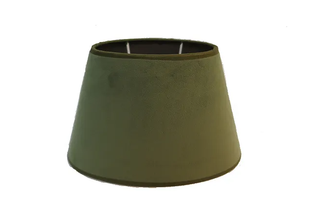 Lampenkap Velours Ovaal Groen 30 |