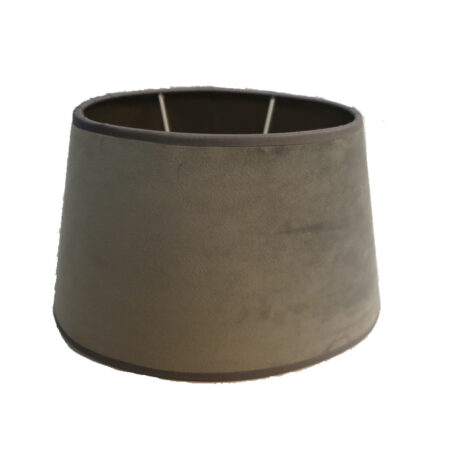 Lampenkap Velours Rond Lichtgrijs 20 |