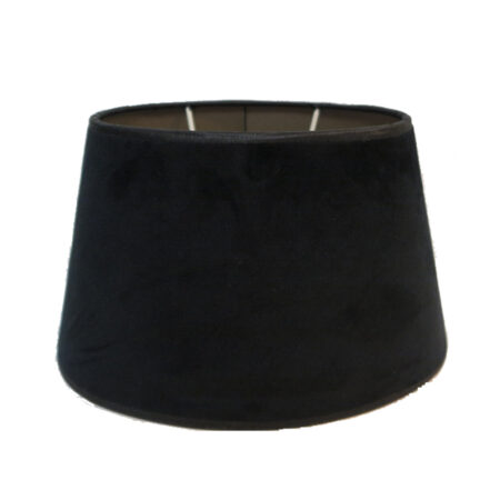 Lampenkap Velours Rond zwart 20 |
