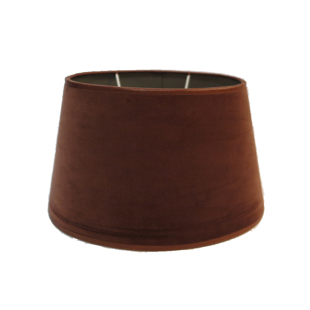 Lampenkap Velours Rood bruin 25 |
