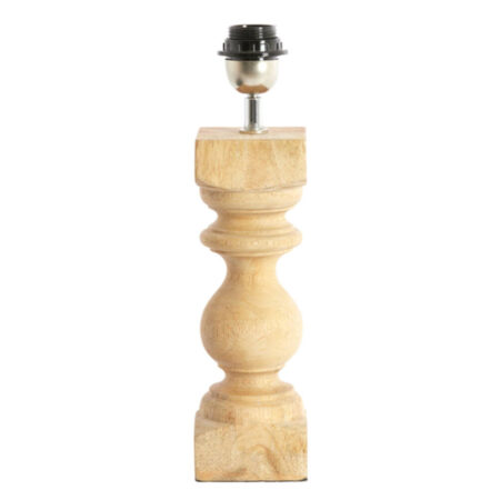Lampvoet Cumani hout naturel S | Light & Living