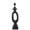 Lampvoet Django hout zwart L | Light & Living