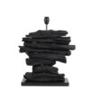 Lampvoet Fury hout zwart | Light & Living
