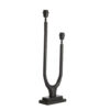 Lampvoet Gavi mat zwart 2L | Light & Living