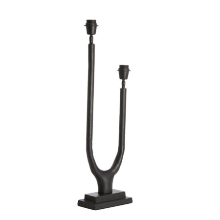 Lampvoet Gavi mat zwart 2L | Light & Living