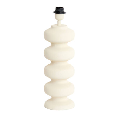 Lampvoet Soroca mat creme M | Light & Living