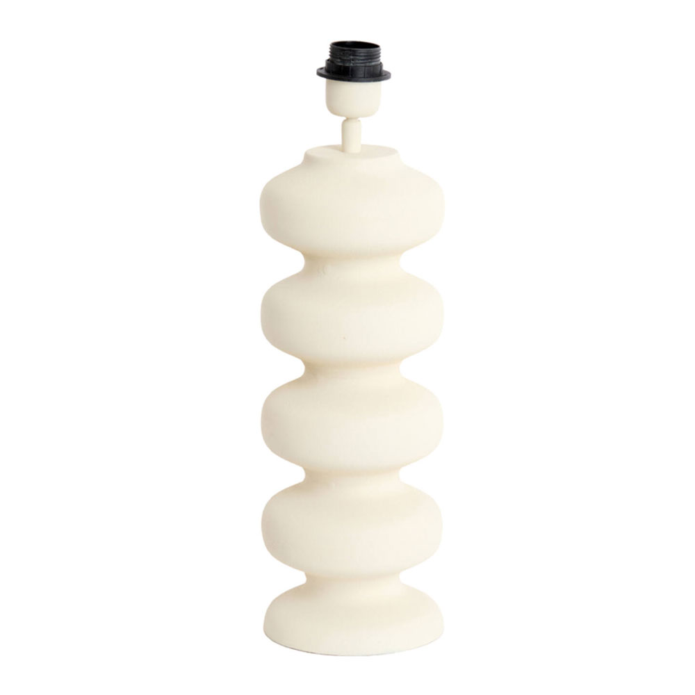 Lampvoet Soroca mat creme M | Light & Living