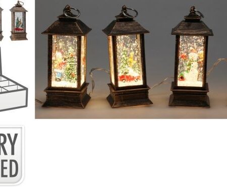 Lantaarn 13cm Kerst Met Led Go |