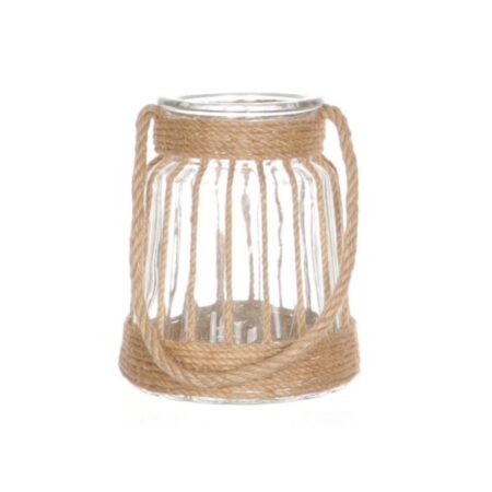 Lantaarn Decora met hengsel Ø15xh17cm | HBX natural living