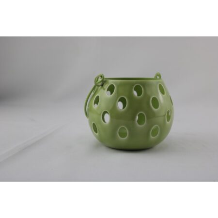 Lantaarn M groen 13x13x10cm | Mansion Atmosphere