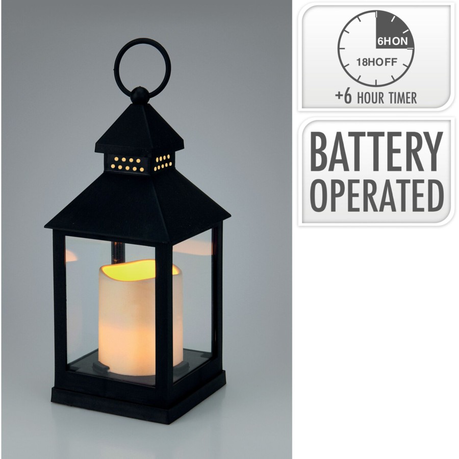 Lantaarn Met Led Kaars 23cm |