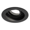 Laredo LED inbouwspot - GU10 4 Watt 345 Lumen - 6500K daglicht wit - Dimbaar - verzonken - Rond - Kantelbaar - IP20 Voor binnen - Zwart | HOFTRONIC