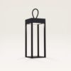Larion - Tafellamp oplaadbaar Zwart 30 cm - Tafellamp horeca - Dimbaar - Modern design - USB-C - IP44 voor buiten - 3000K/4500K/6000K | LUSENZ