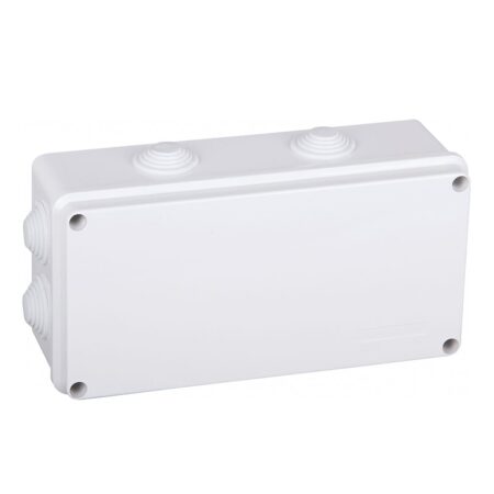 Lasdoos - IP65 Waterdicht - 8 Flexibele ingangen - 200x100x70 mm - Voor binnen en buitengebruik - Wit | HOFTRONIC