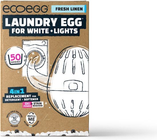 Laundry Egg Whites And Lights Fresh Linen | Eco Egg