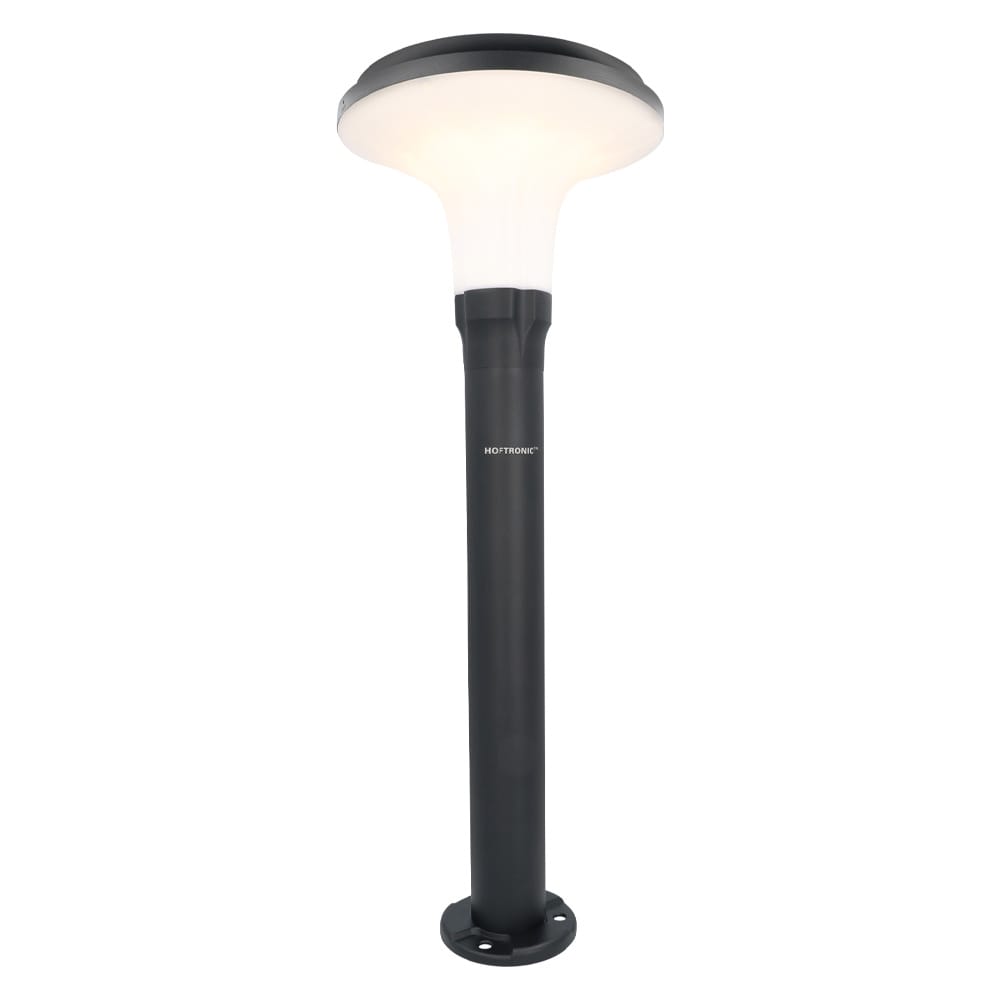 Layton - Solar Sokkellamp - 3000K Warm wit - 900 lumen - 6-12 uur brandtijd - Tuinlantaarn - Padverlichting - IP65 waterdicht | HOFTRONIC