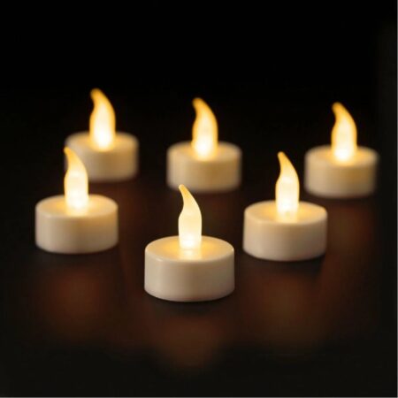 Led Theelicht 6 stuks Steady Bo Binnen Flame H.4.6 D.3.8 Cm | Lumineo