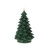 Ledkaars Kerstboom 17cm Donker Groen |