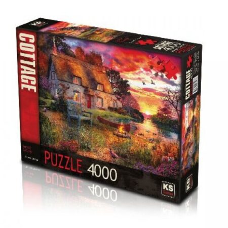 Legpuzzel Sunset Cottage 4000 stukjes | KS Games