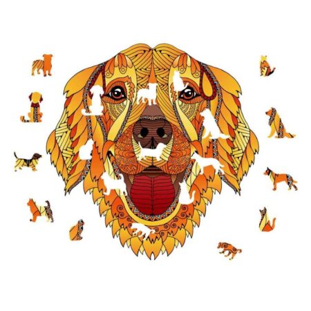 Legpuzzel logica Giochi Mandala Hond | Eco Wood Art