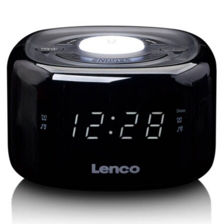 Lenco FM Wekkerradio Met Nachtlamp |