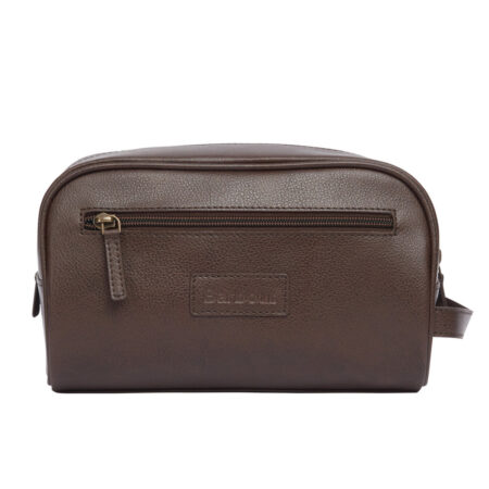 Leren Toilettas DK Brown | Barbour