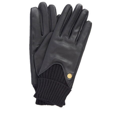 Leren dames handschoen Deanna Black | Barbour
