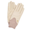Leren dames handschoen Deanna Eggshell | Barbour