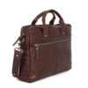 Leren laptoptas Florida Dk Brown | Spikes & Sparrow