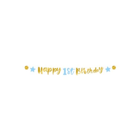 Letter Banner 'Happy 1st Birthday' | Paperdreams