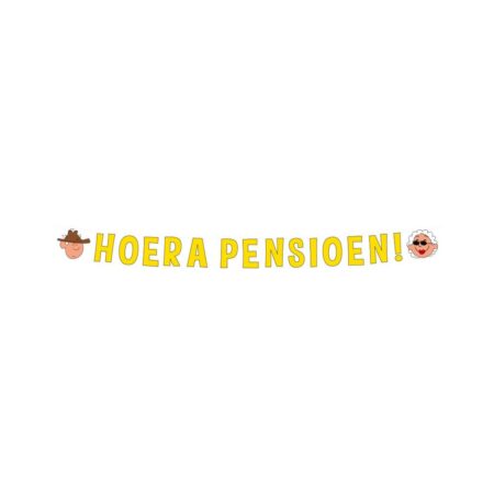 Letter banner - Pensioen | Paperdreams