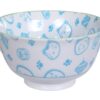 Lichtblauwe/Witte Kom - Lucky Cats Collectie - 300ml - 12.7 x 6.5cm | Tokyo Design Studio