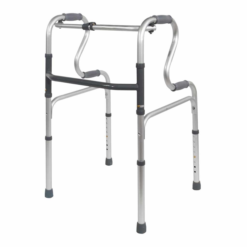 Lichtgewicht looprek met sta-op functie | Hoogte 82 - 92 cm | Inklapbaar | Opvouwbaar | Aluminium | Aidapt | VP179A | ThuiszorgwinkelXL