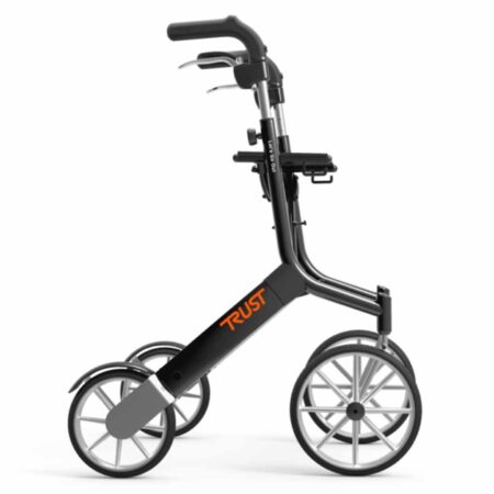 Lichtgewicht rollator Let's Go Out (Buitenkansje) | Kies uw kleur : Zwart | TrustCare | TrustCare