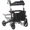 Lichtgewicht rollator Travel Eaze 2 (8 kg) | ExcelCare | Dubbel inklapbaar | Coffee Brown | 24300600 | ExcelCare