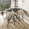 LifestyleFurn Deens Ovale Bartafel Kora Keramiek look