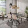 LifestyleFurn Deens Ovale Eettafel Cherie Keramiek