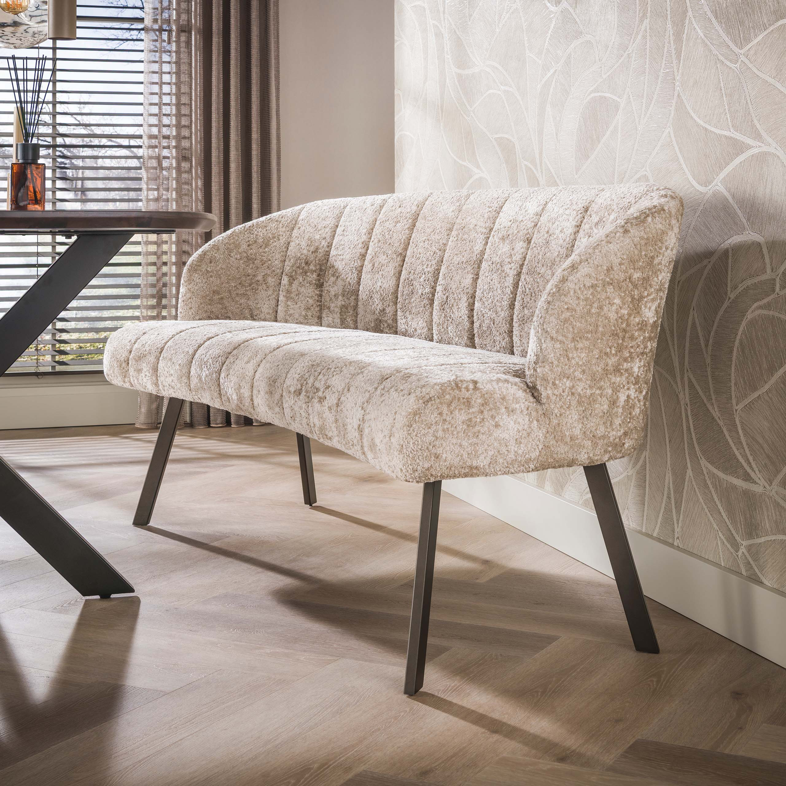 LifestyleFurn Eetkamerbank Amol Alura stof