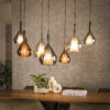 LifestyleFurn Hanglamp Cristine Glas