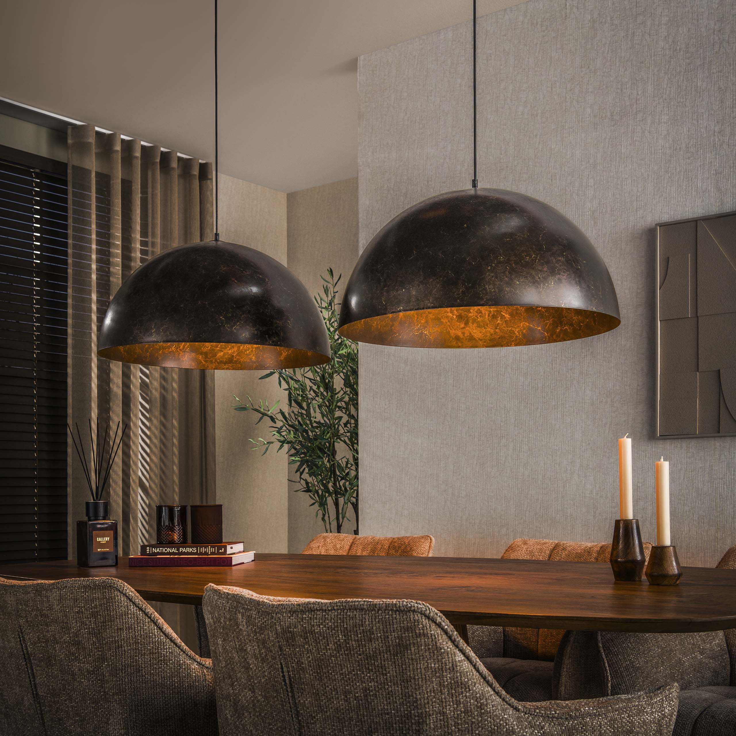 LifestyleFurn Hanglamp Dinand 2-lamps