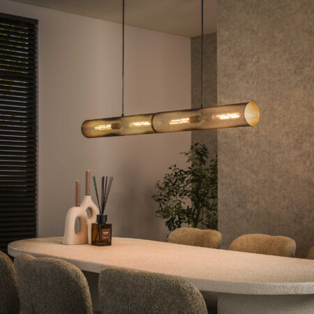 LifestyleFurn Hanglamp Manda Artic Black
